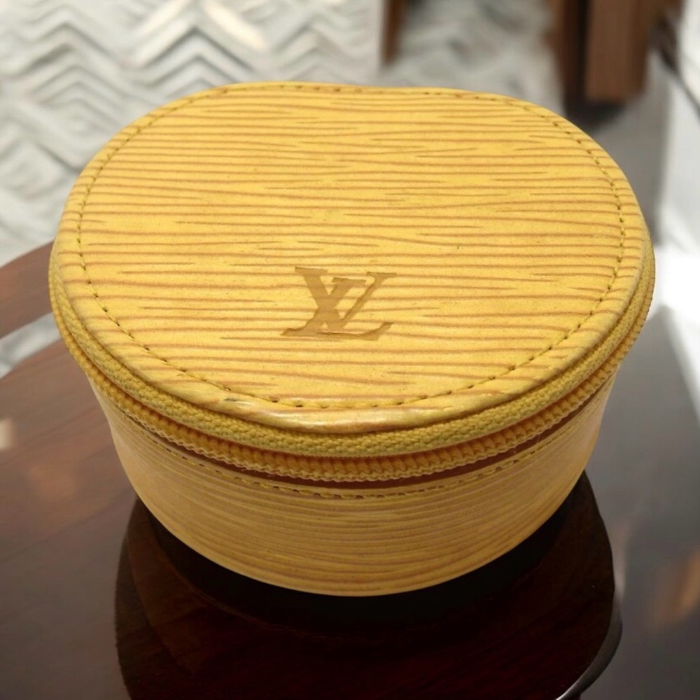 LOUIS VUITTON Epi Ecrin Bijoux Leather Jewelry Travel Case ππ - Picture 17 of 17